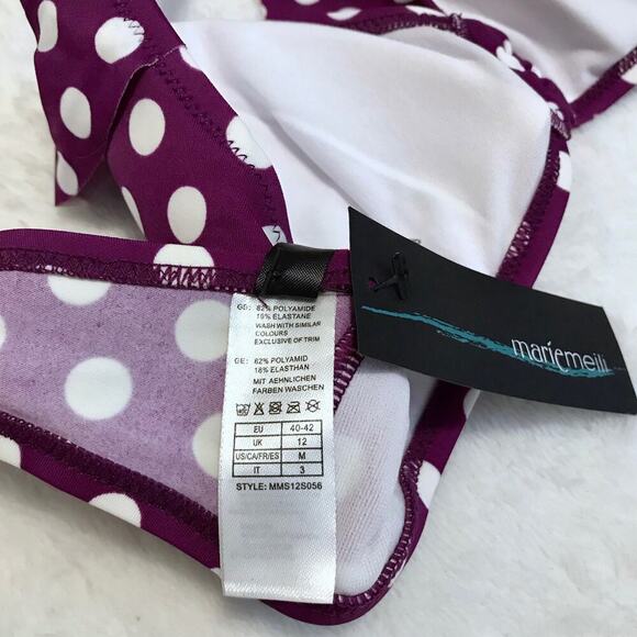 Marie Meili NWT Swim Bikini Top Women M - Picture 9 of 10